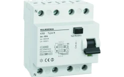 Jordfelsbrytare, B-typ, 40A, 4-polig, 300mA