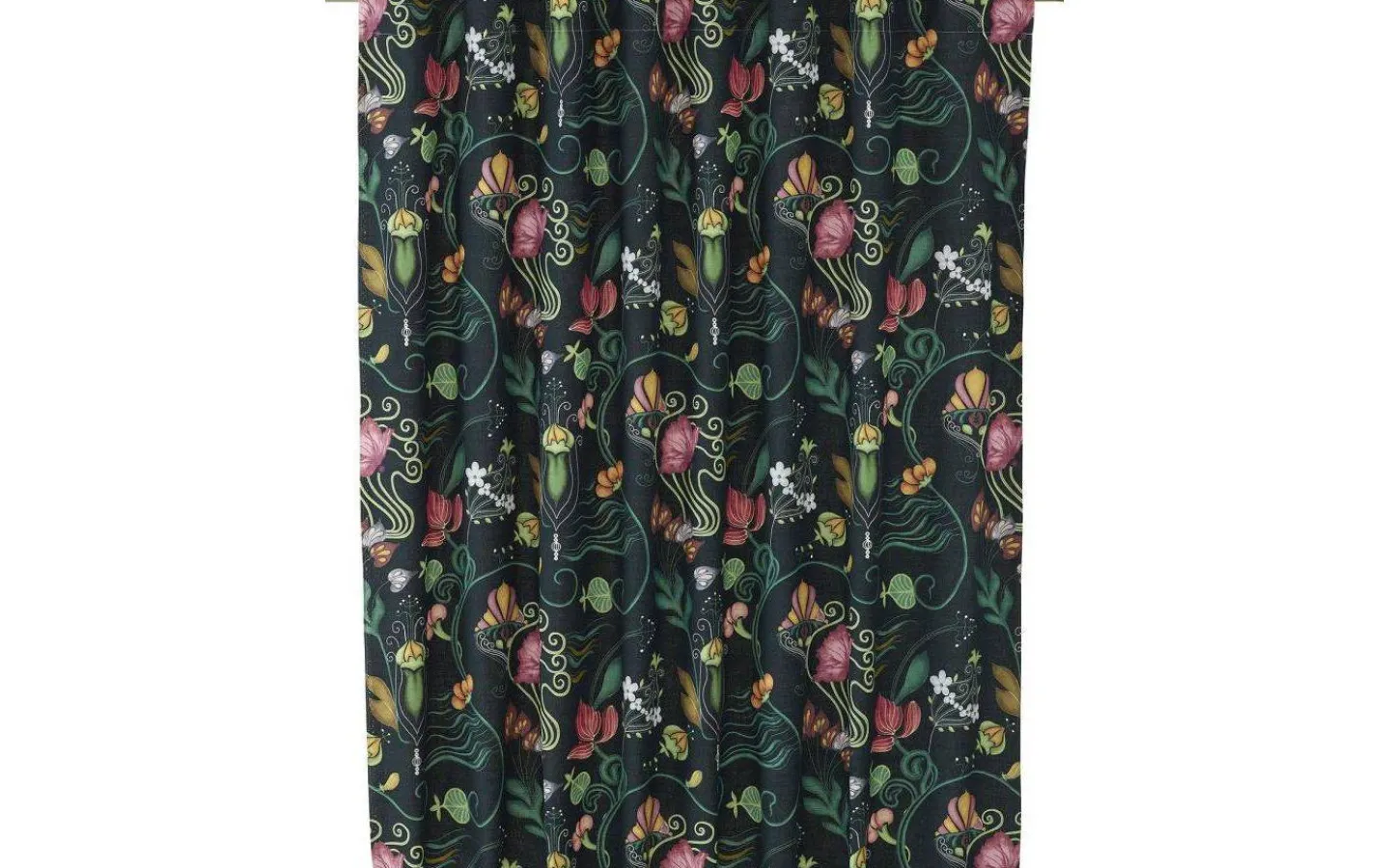 Svanefors José Gardin Svart 135x240cm* Mönstrade Gardiner