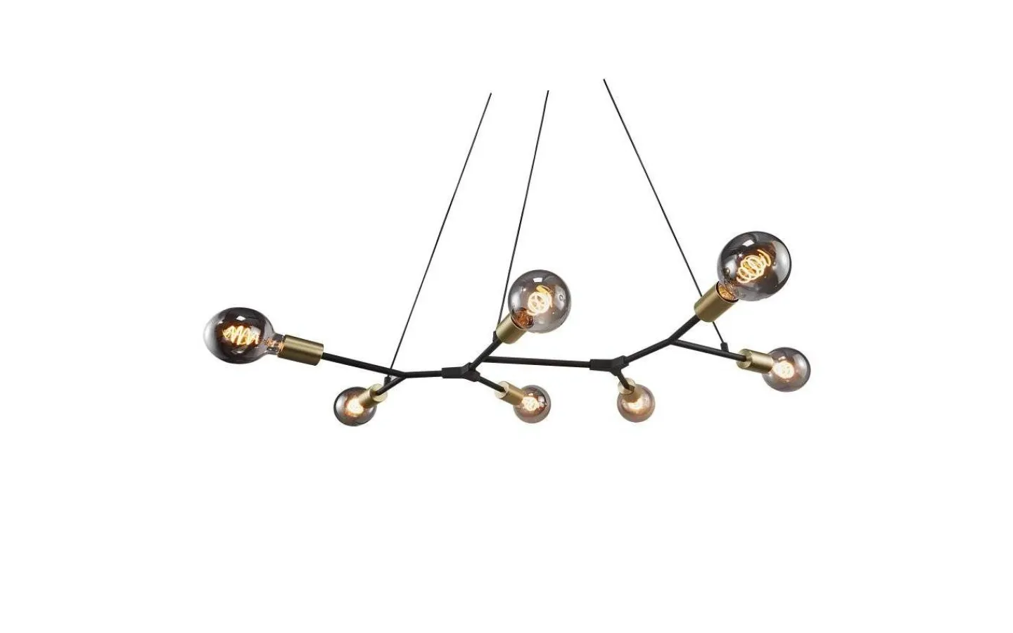 Avlånga Taklampor|Kök & Matplats<Nordlux Josefine Taklampa 91cm Svart/Mässing