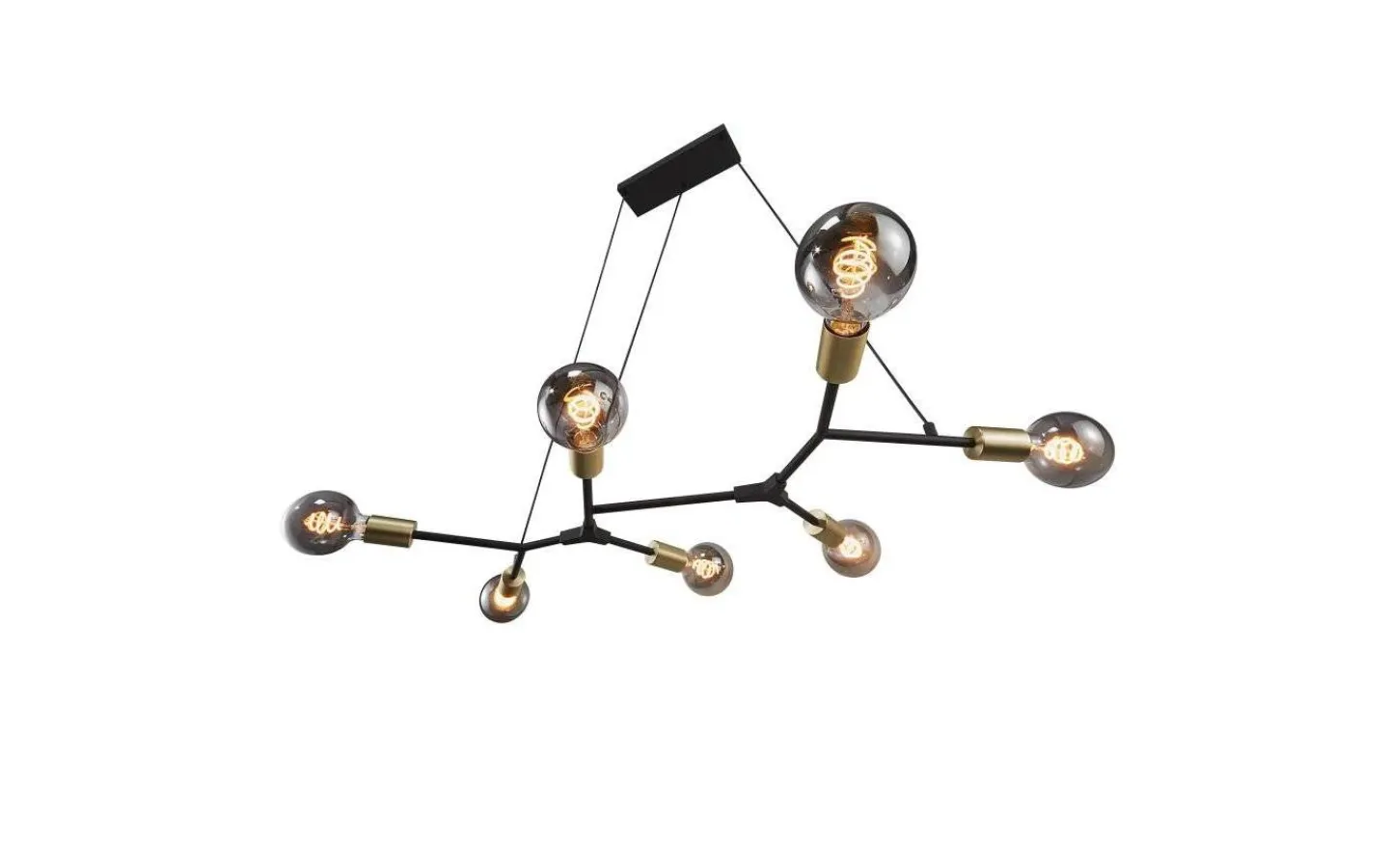 Avlånga Taklampor|Kök & Matplats<Nordlux Josefine Taklampa 91cm Svart/Mässing