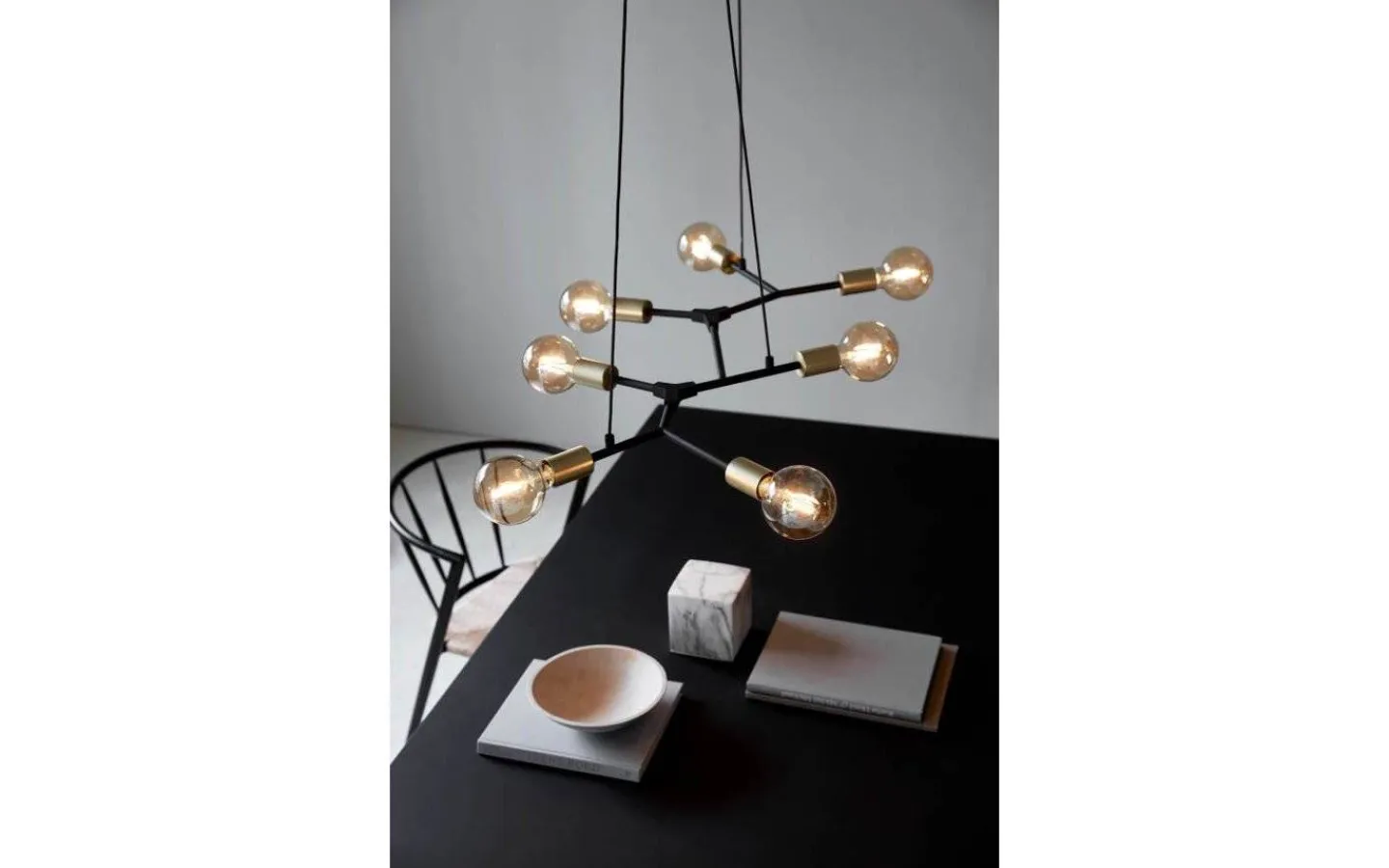 Avlånga Taklampor|Kök & Matplats<Nordlux Josefine Taklampa 91cm Svart/Mässing