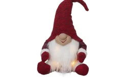 Batteri Julpynt Inomhus<Star Trading Joylight Batteridriven Tomte 34cm Röd