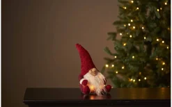 Batteri Julpynt Inomhus<Star Trading Joylight Batteridriven Tomte 34cm Röd