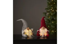 Batteri Julpynt Inomhus<Star Trading Joylight Batteridriven Tomte 34cm Röd