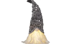 Joylight Dekorationsfigur Tomte 32cm Silver