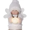 Batteri Julpynt Inomhus<Star Trading Joylight Dekorationsfigur Ängel 20cm Vit