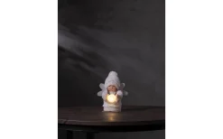 Batteri Julpynt Inomhus<Star Trading Joylight Dekorationsfigur Ängel 20cm Vit