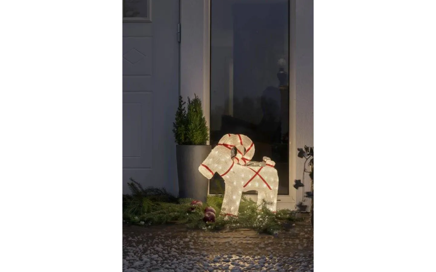 Konstsmide Julbock 48cm Vit IP44* Julpynt Utomhus