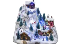 Julbyar Och Figurer|Batteri Julpynt Inomhus<Konstsmide Juldekoration Fjällen med Musik