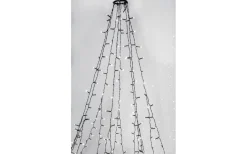 Julgransbelysning Crispy Ice White 2m 360LED IP44