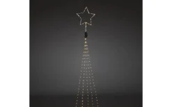 Julgransbelysning med Toppstjärna 2,8m Silver Inomhus