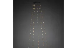 Julgransbelysning<Konstsmide Julgransslinga 180cm Amber APP Inomhus