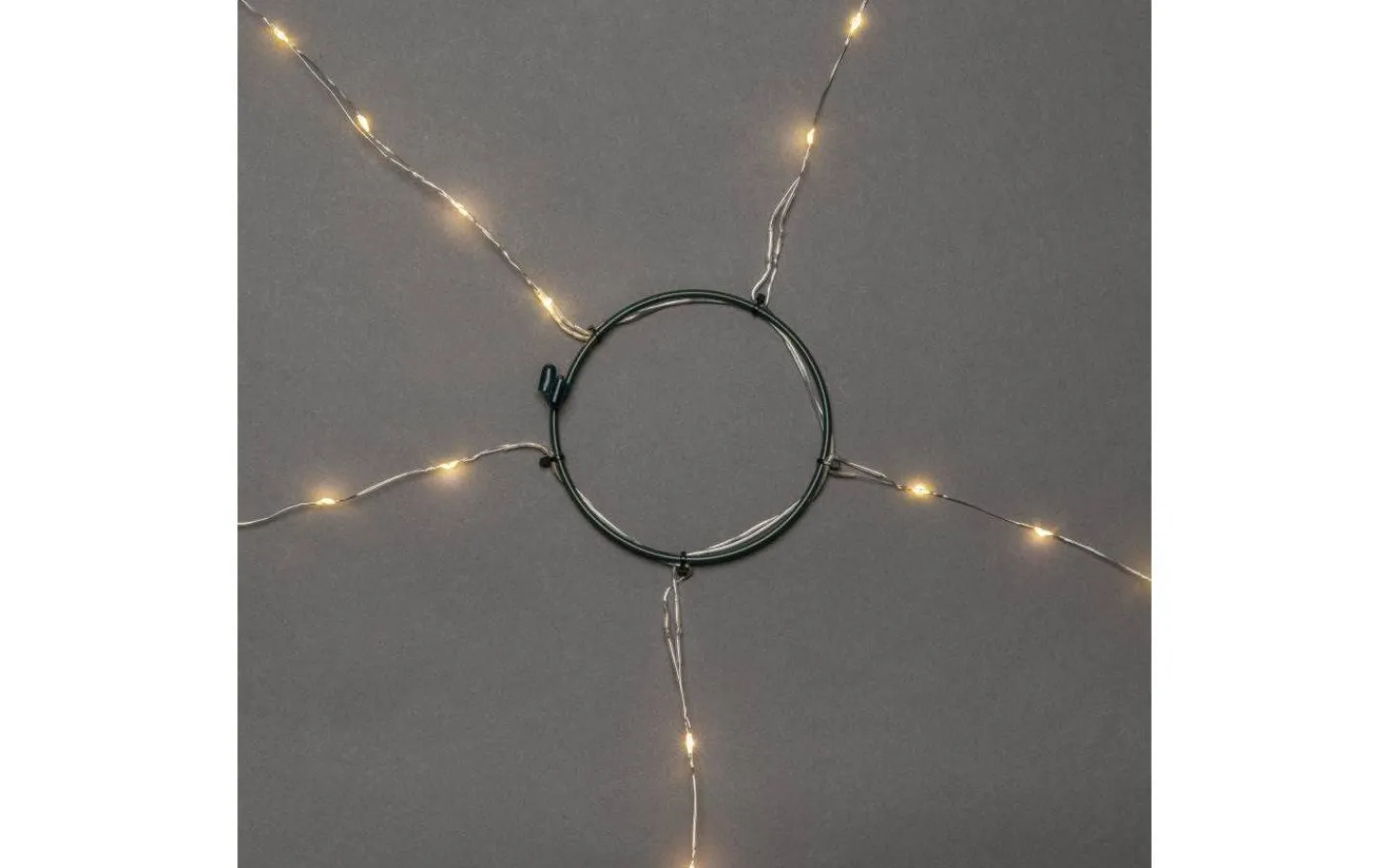 Julgransbelysning<Konstsmide Julgransslinga 180cm Amber APP Inomhus