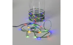 Julgransbelysning<Star Trading Julgransslinga Dew Drop Micro 2m Multifärgad 160LED IP44