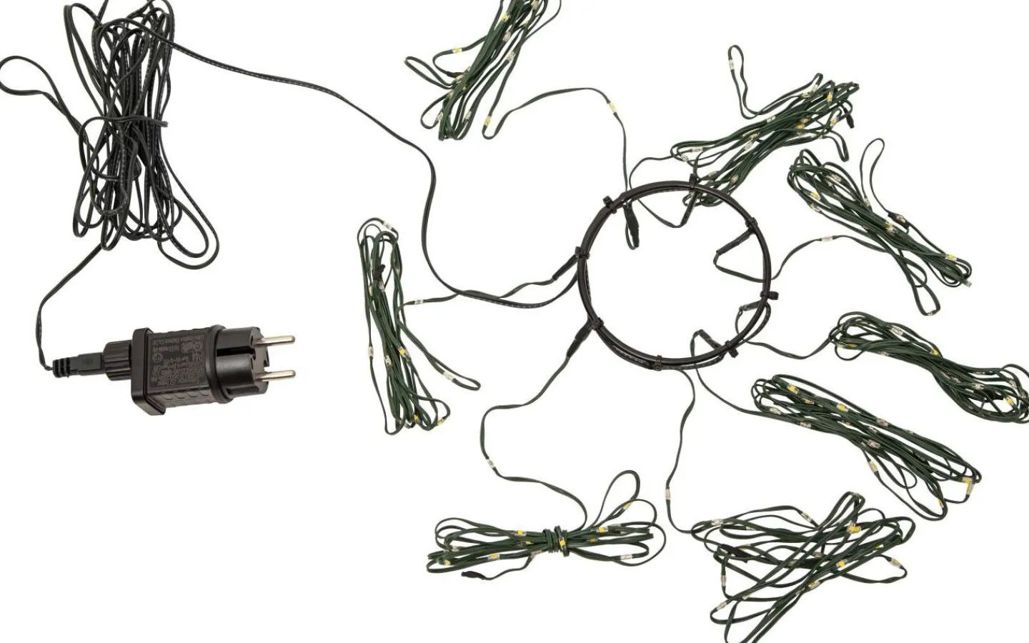 Julgransbelysning<Star Trading Julgransslinga Dew Drop Micro 2m Multifärgad 160LED IP44