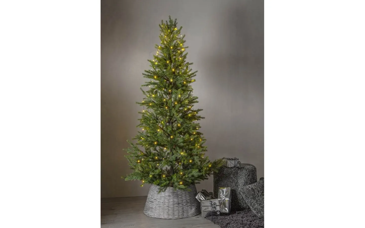 Star Trading Julgransslinga Dew Drop Micro 2m Varmvit 160LED IP44* Julgransbelysning