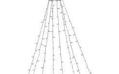 Julgransbelysning<Konstsmide Julgransslinga 2,4m Frost Amber, Timerfunktion IP44