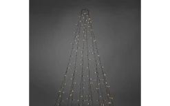 Julgransslinga 1,8m Frost Amber, Timerfunktion IP44