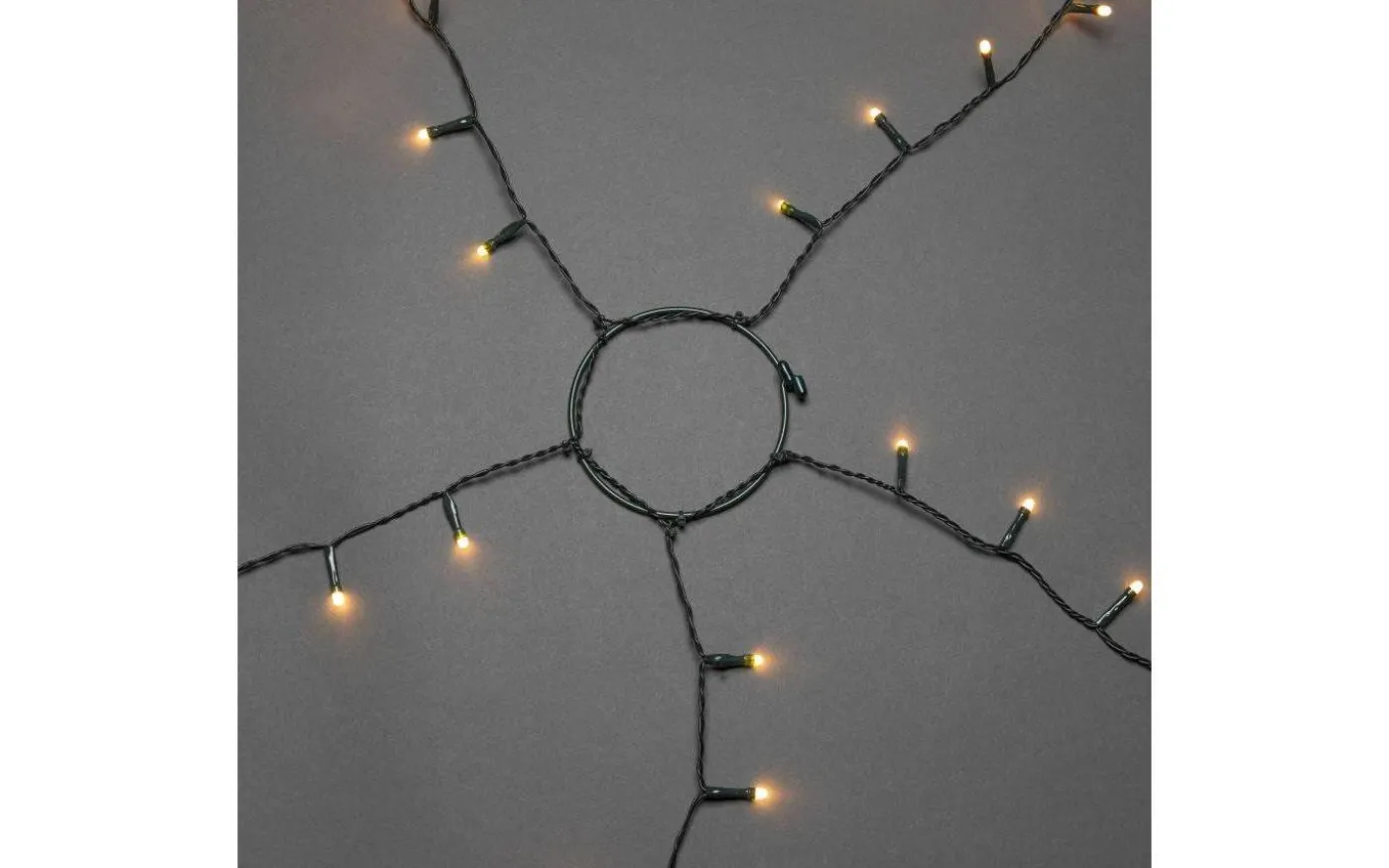 Julgransslinga 2,4m Frost Amber, Timerfunktion Inomhus