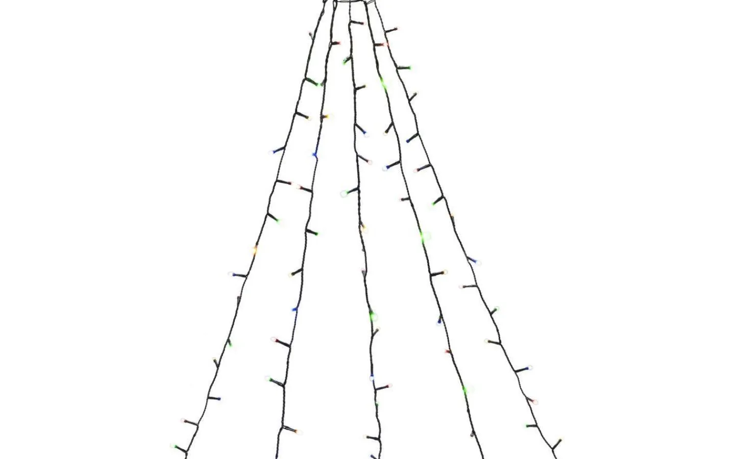 Julgransbelysning<Konstsmide Julgransslinga 1,8m Frost RGB, Timerfunktion Inomhus