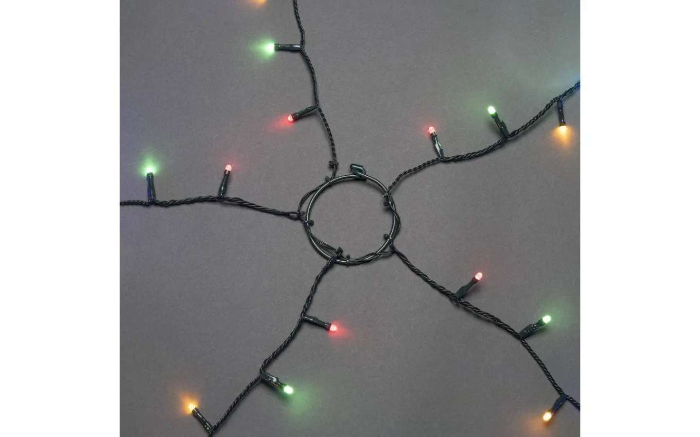 Julgransbelysning<Konstsmide Julgransslinga 1,8m Frost RGB, Timerfunktion Inomhus