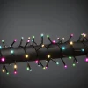 Korta Ljusslingor (1-10M)|Clusterslingor<Konstsmide Julgryning Clusterslinga 8,78m 400L Pastellfärger LED IP44