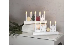 Julia Adventsljusstake Änglar Vit 15cm