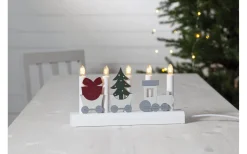 Visa Alla Adventsljusstakar|Adventsljusstakar 0-30 Cm<Star Trading Julia Jultåg Ljusstake 15cm