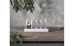 Adventsljusstakar 0-30 Cm<Star Trading Julia Tomte med Släde Ljusstake 15cm