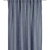 Svanefors Julie Gardin 145x280cm 2-pack Blå* Enfärgade Gardiner