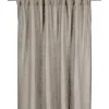 Enfärgade Gardiner<Svanefors Julie Gardin 145x280cm 2-pack Lin