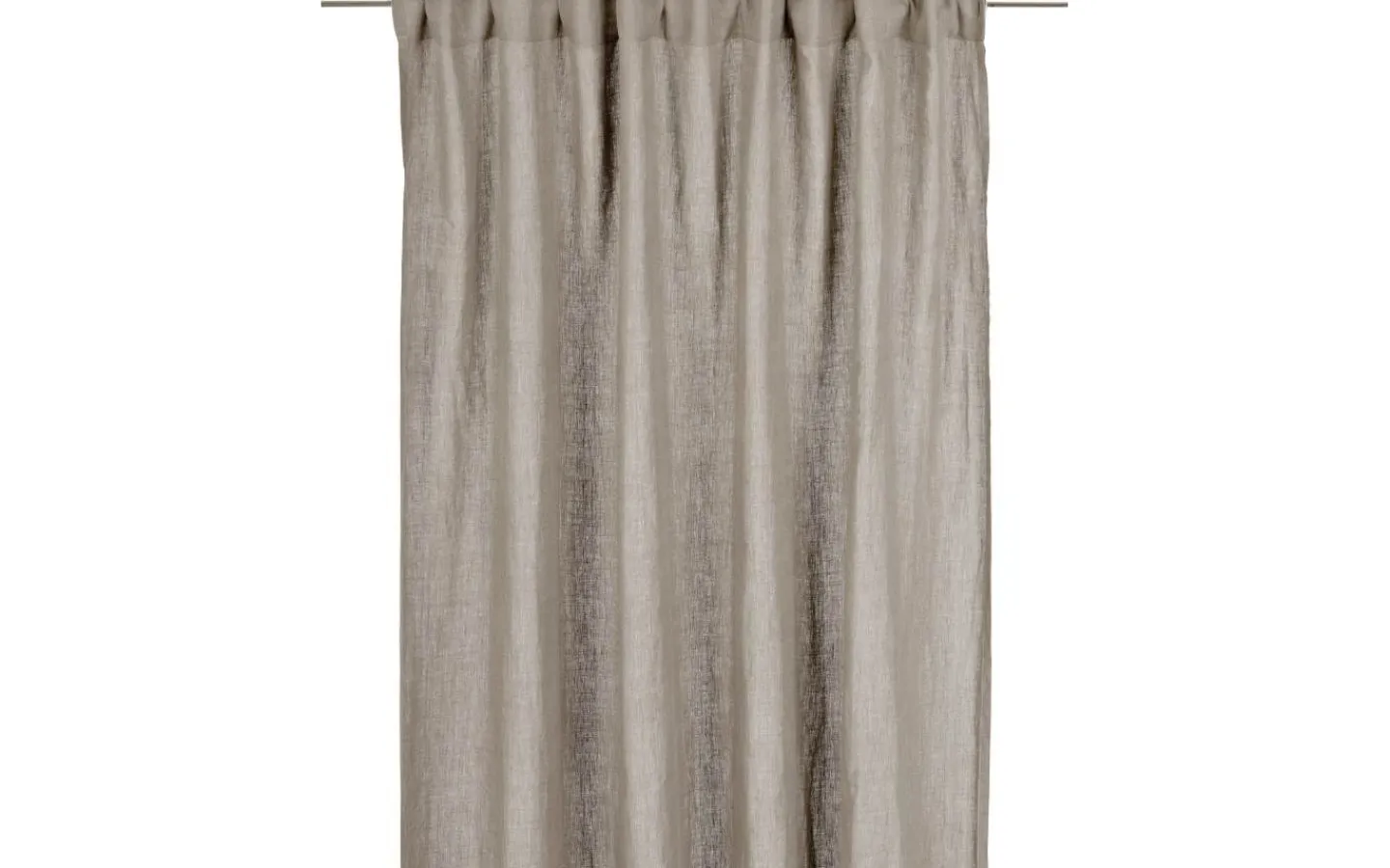 Enfärgade Gardiner<Svanefors Julie Gardin 145x280cm 2-pack Lin