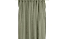 Enfärgade Gardiner<Svanefors Julie Gardin 145x280cm 2-pack Mossa