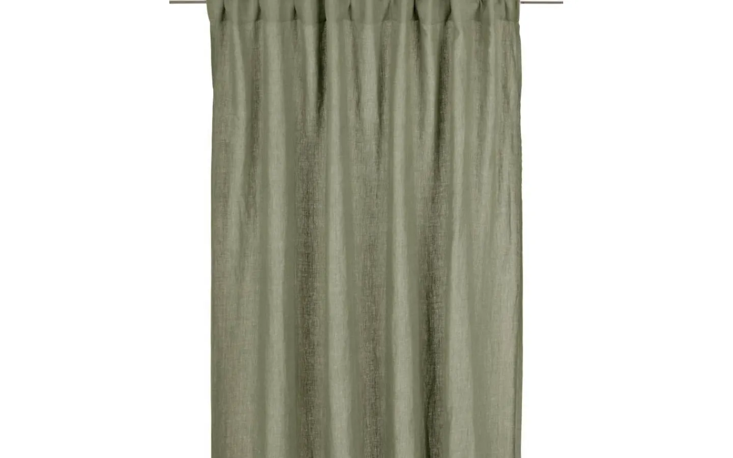 Enfärgade Gardiner<Svanefors Julie Gardin 145x280cm 2-pack Mossa