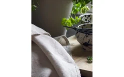 Svanefors Julie Kökshandduk Lin/Vit 50x70cm* Kökshanddukar