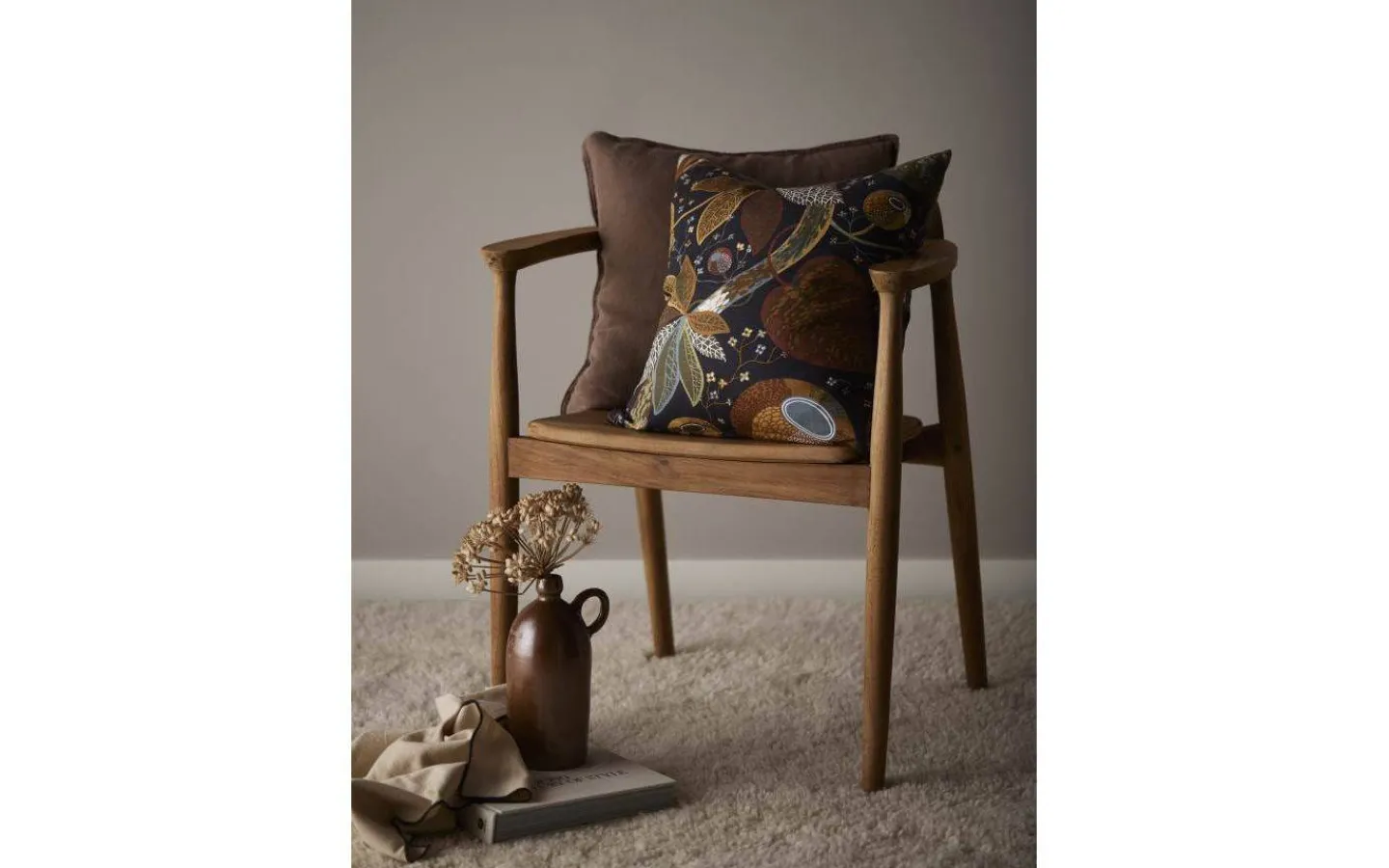 Svanefors Julie Kuddfodral 45x45cm Mocca* Kuddfodral