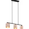Avlånga Taklampor<Trio Lighting Julieta hänge 3-st E14 beige