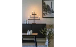 Visa Alla Adventsljusstakar|Adventsljusstakar 61-120 Cm<Konstsmide Julskimmer Adventsljusstake 61cm Brunbets