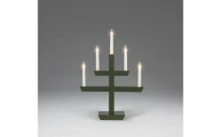 Visa Alla Adventsljusstakar|Adventsljusstakar 31-60 Cm<Konstsmide Julskimmer Adventsljusstake 48cm Mörkgrön