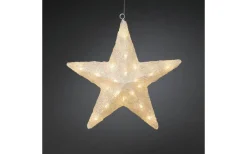 Julpynt Utomhus<Konstsmide Julstjärna LED 40cm Varmvit IP44