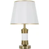 Bordslampor<Mauro Ferretti Jupiter Bordslampa 52cm Vit/Guld