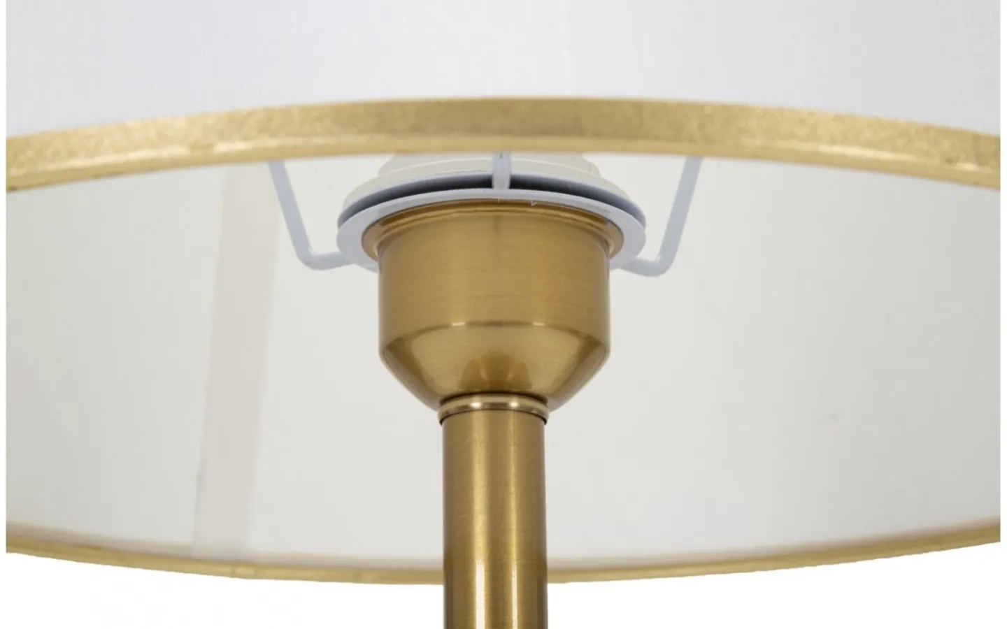 Bordslampor<Mauro Ferretti Jupiter Bordslampa 52cm Vit/Guld