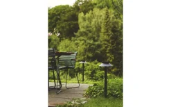 Justina Solcellslampa Rörelsesensor Pollare 60cm Svart IP44