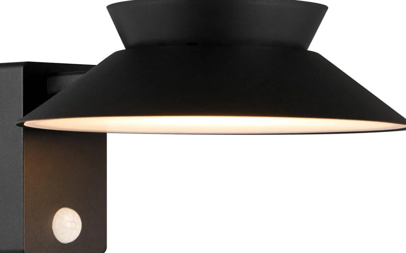 Justina Solcellslampa Rörelsesensor Vägglampa Svart IP44