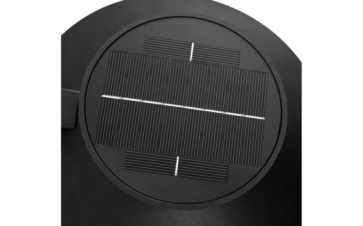 Justina Solcellslampa Rörelsesensor Vägglampa Svart IP44