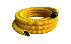 Malmbergs Kabelskyddsrör med dragtråd, SRN, Ø 160/137 mm, gul* Linjematerial