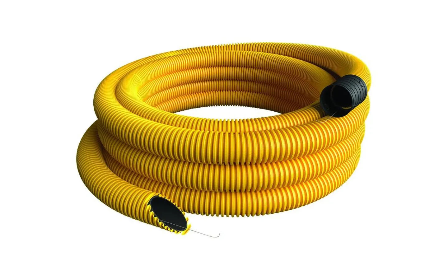 Malmbergs Kabelskyddsrör med dragtråd, SRN, Ø 50/40 mm, gul* Linjematerial