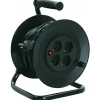 Grendosor & Förlängningskablar<Malmbergs Kabelvinda, Svart, 20 m
