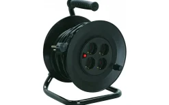 Grendosor & Förlängningskablar<Malmbergs Kabelvinda, Svart, 20 m