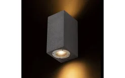 Upp Eller Nedljus Lampor<Rendl Kane Vägglampa 18cm Betong/Mörk Granit IP65
